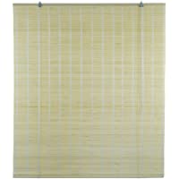 Solagua 6 Modelos 14 Medidas de estores de bambú Cortina de Madera persiana Enrollable (60 x 135 cm- Natural)
